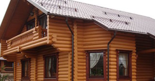 Строительство дома из оцилиндрованного бревна в Дивногорске - от 137358 рублей